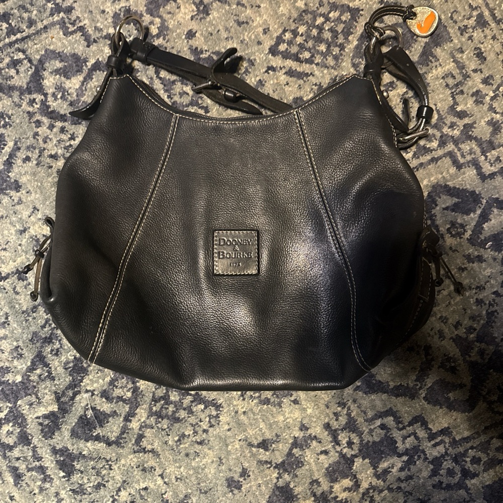Dooney & Bourke Black Leather Shoulder Bag